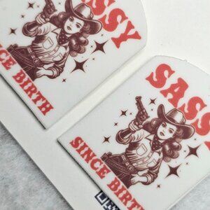 Handmade sarcastic earrings